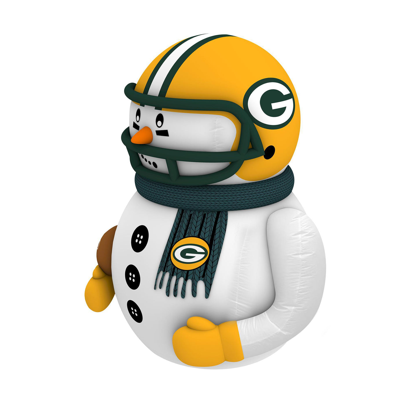 Packers Team Pride Inflatable Snowman Player