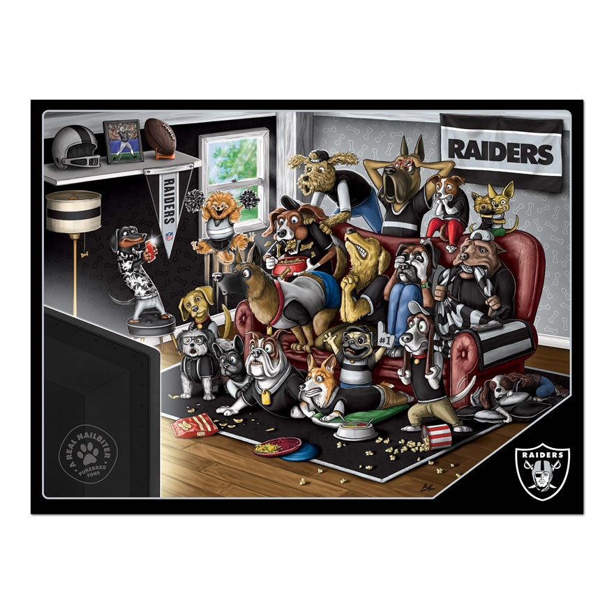 Raiders Purebred Fans Puzzle - A Real Nailbiter