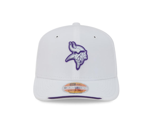 Vikings 2026 New Era Men's 9SEVENTY Stretch Snap Sideline Hat