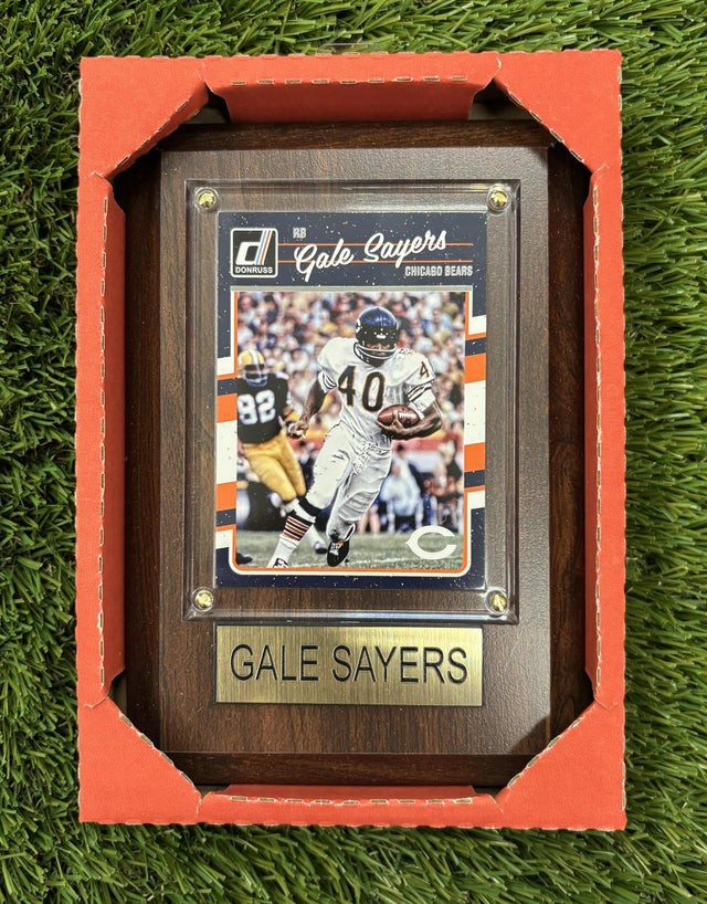 Gale Sayers 4x6 Plaque
