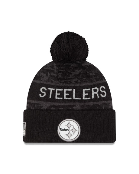 Steelers 2026 New Era Men's Salute to Service Knit Pro Football Hall of Fame