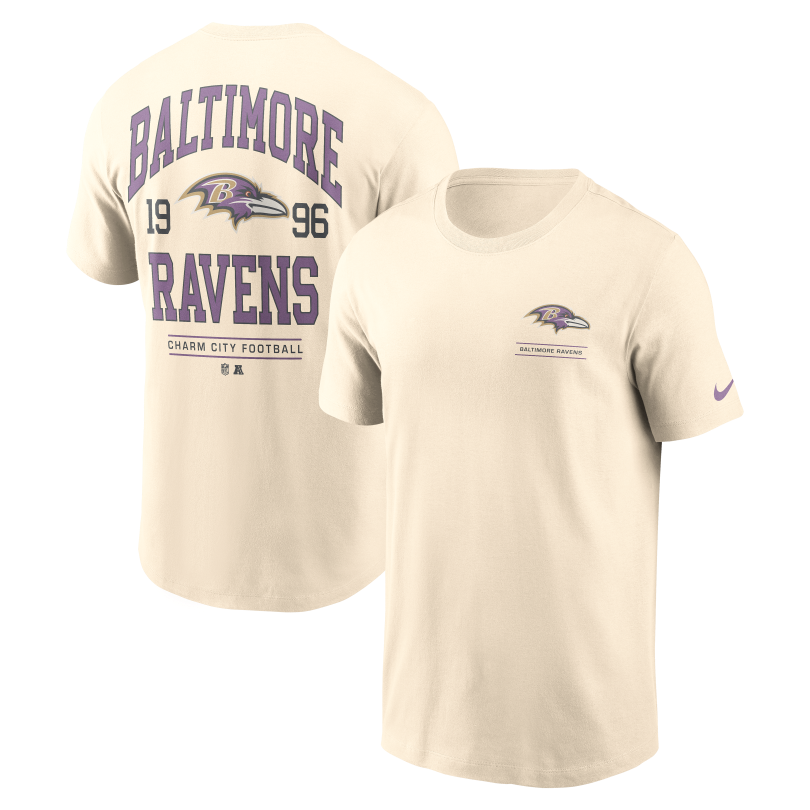 Ravens 2026 Nike Men's Essential Cotton T-Shirt