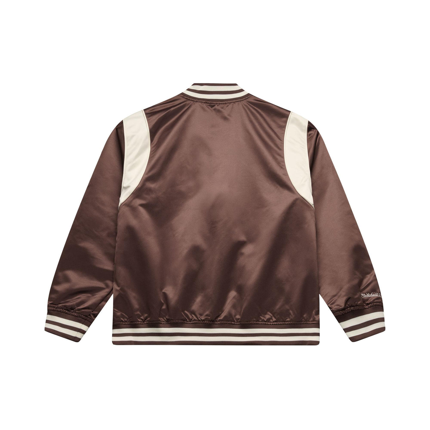 Browns 2026 Mitchell & Ness Men's NFL Retro Roots Lightweight Satin Jacket (10355340706068)