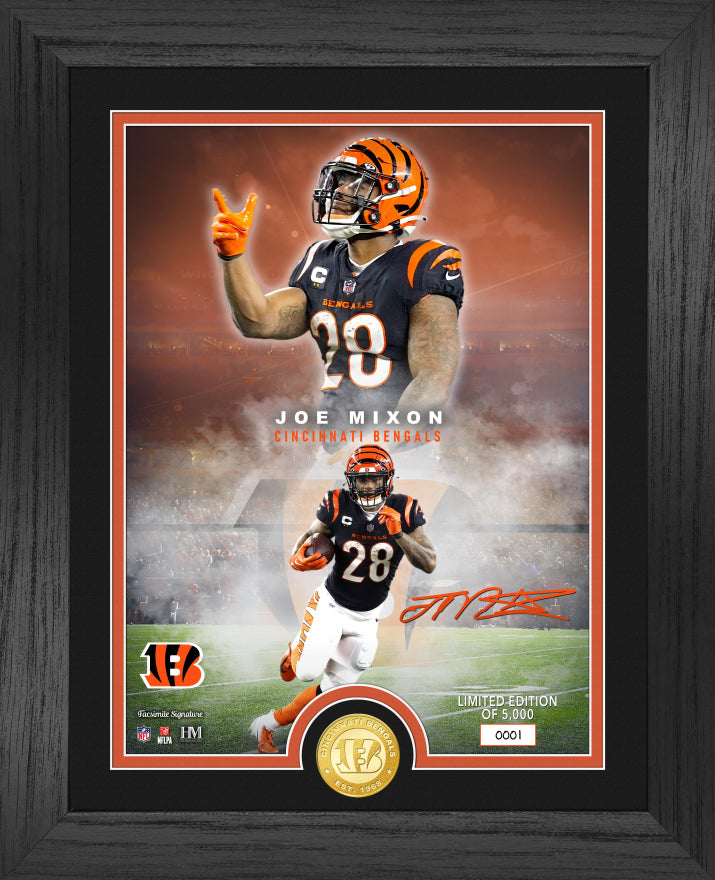 Cincinnati Bengals Joe Mixon NFL Legends Bronze Coin Photo Mint