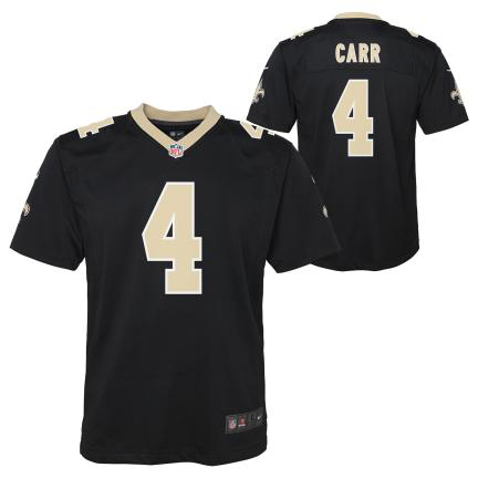 Saints Derek Carr Youth Nike Game Jersey