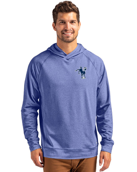 Colts Cutter & Buck Men's Adapt Eco Heather Hooded Pullover