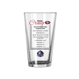 49ers Roger Craig Pint Glass