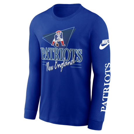 Patriots 2025 Nike Men's Rewind Long Sleeve T-Shirt