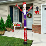 Vikings Team Pride Inflatable Crazy Christmas Santa Sports Fan