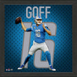 Detroit Lions Jared Goff NFL Impact Jersey Frame