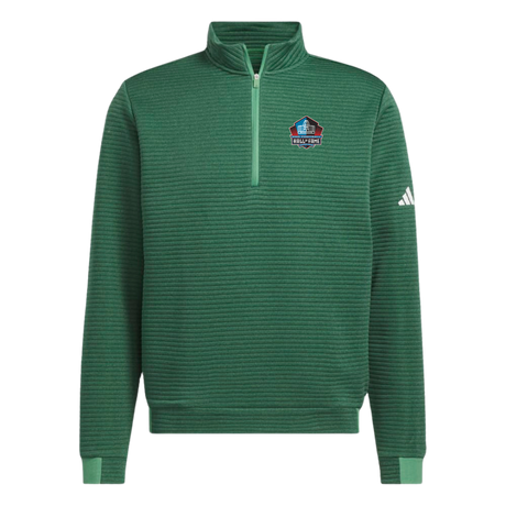 Hall of Fame Men's Adidas Ultimate365 DWR Textured 1/4 Zip Pullover