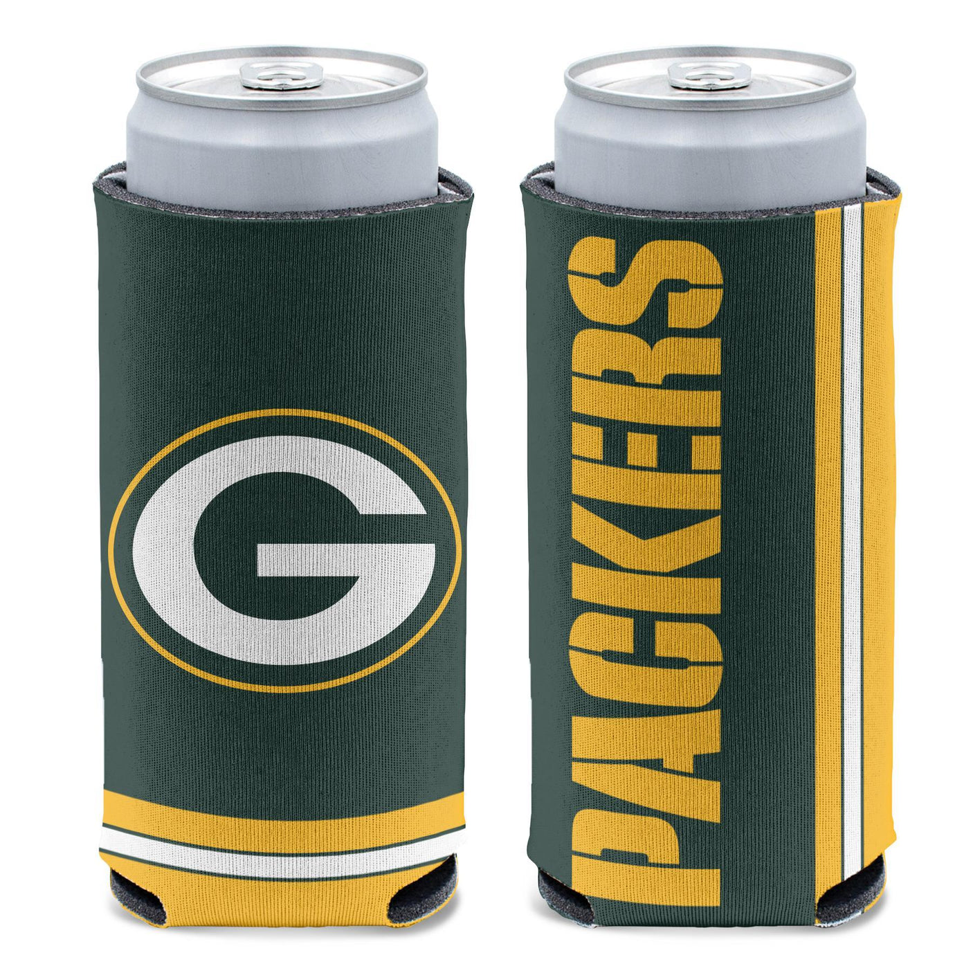 Packers 12oz Logo Slim Can Cooler