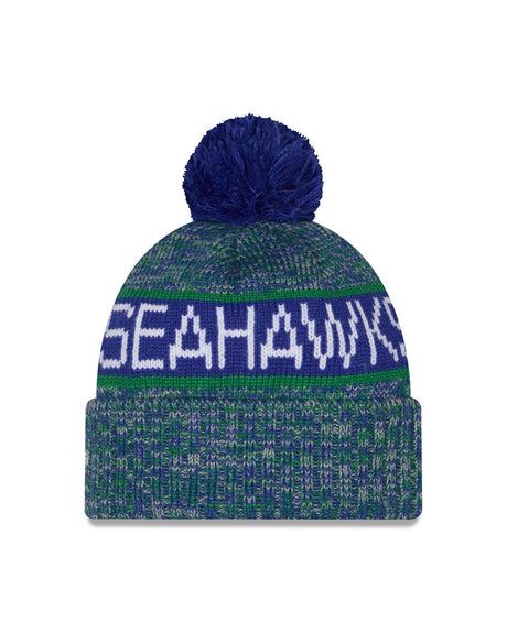 Seahawks 2026 New Era Men's Navy Tri-Color Knit Pro Football Hall of Fame