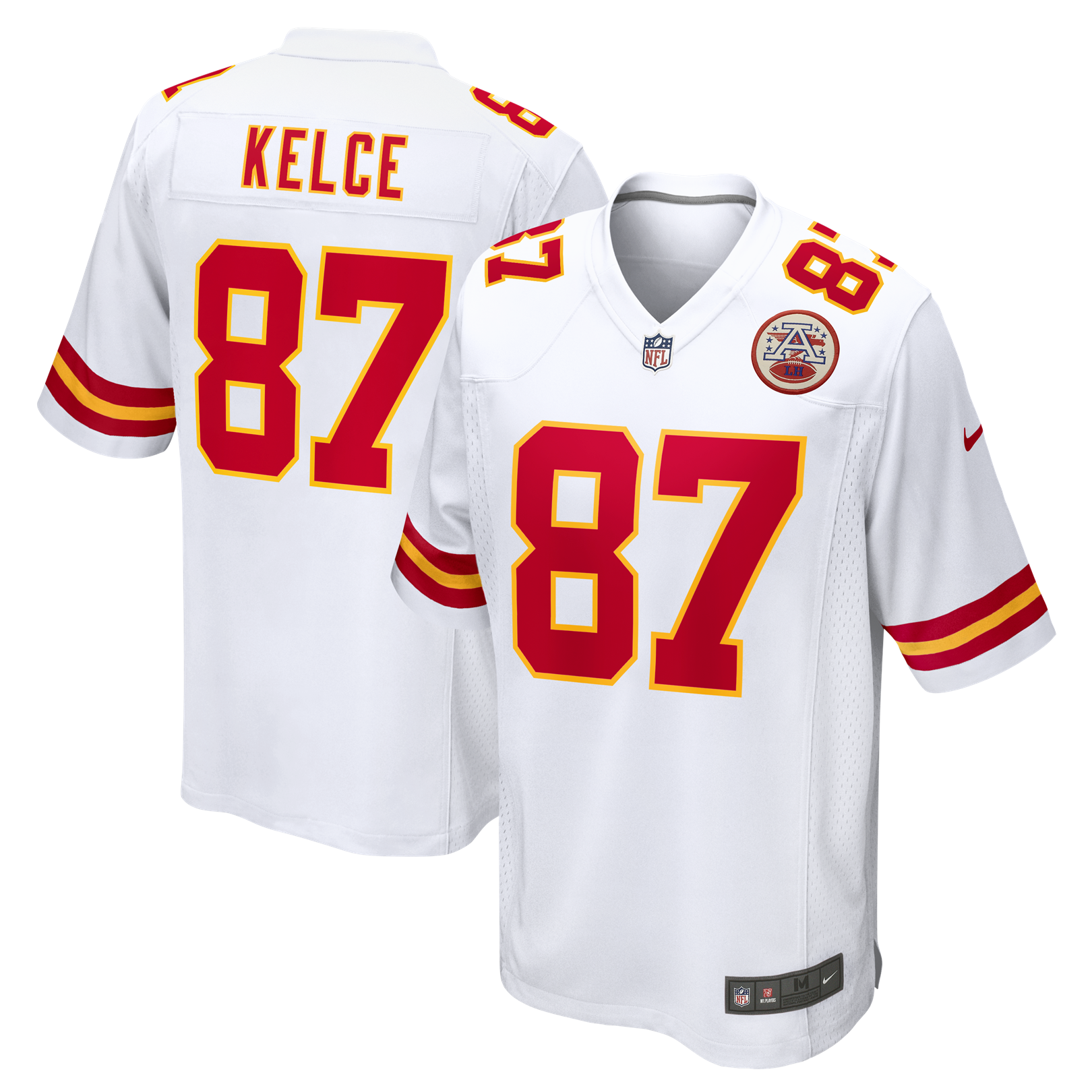Chiefs Travis Kelce Nike Men's White Game Jersey – Pro Football