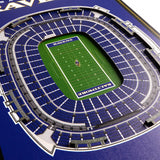 Ravens 8" x 32" 3D Stadiumview Banner