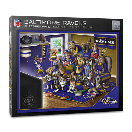 Ravens Purebred Fans Puzzle - A Real Nailbiter