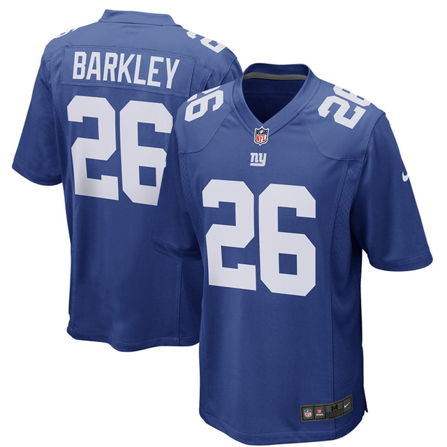 Giants Saquon Barkley Adult Nike Game Jersey