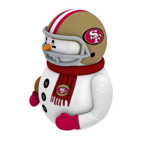 49ers Team Pride Inflatable Snowman Player