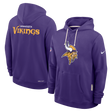 Vikings 2025 Nike Men's Sideline DRI-Fit Hoodie