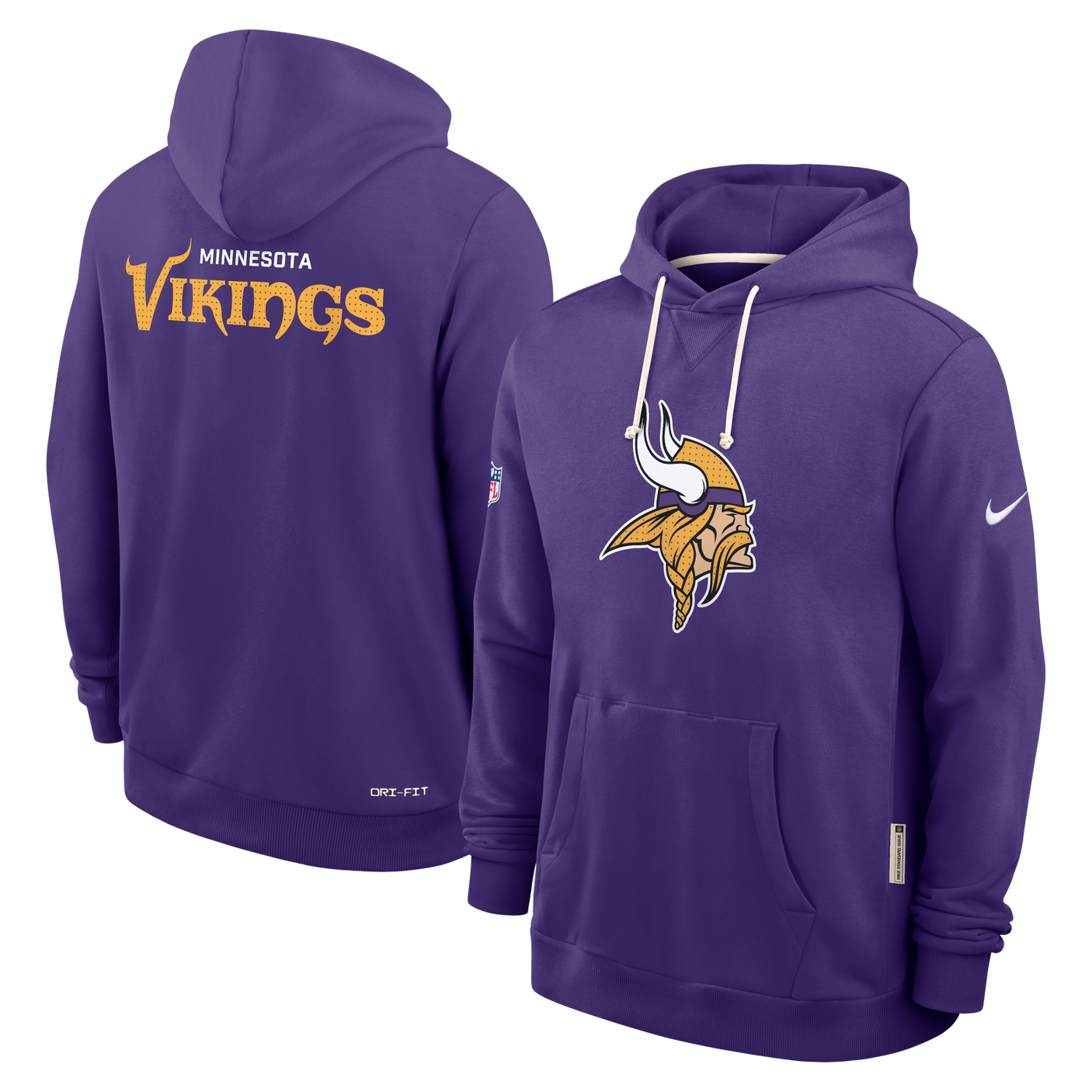 Vikings 2025 Nike Men's Sideline DRI-Fit Hoodie