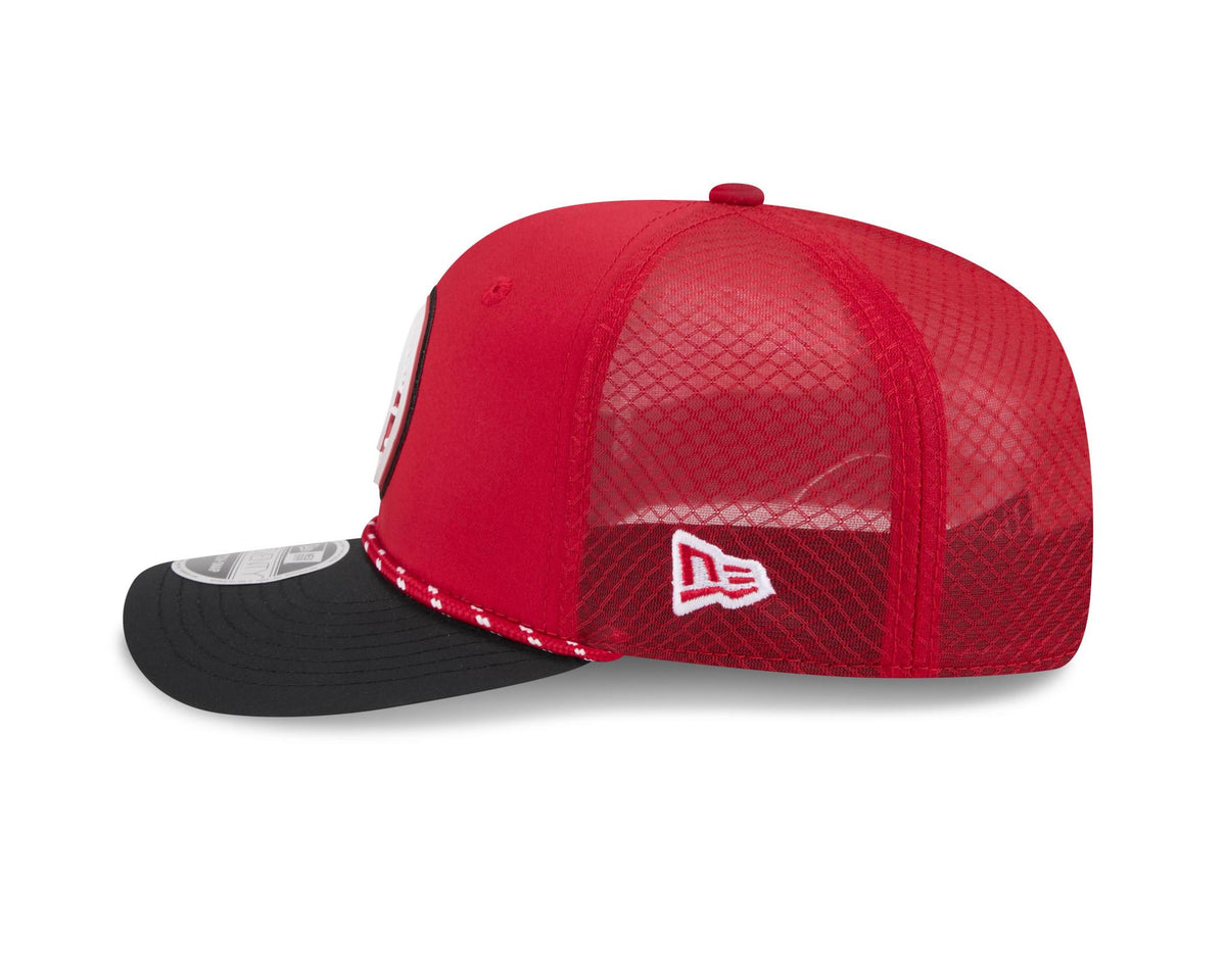 49ers 2026 New Era Men's 9SEVENTY Stretch Snap Two-Tone Hat Pro Football Hall of Fame
