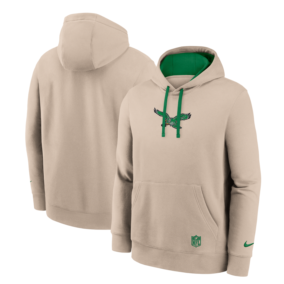 Eagles 2026 Nike Men's Rewind Club Hoodie Pro Football Hall of Fame