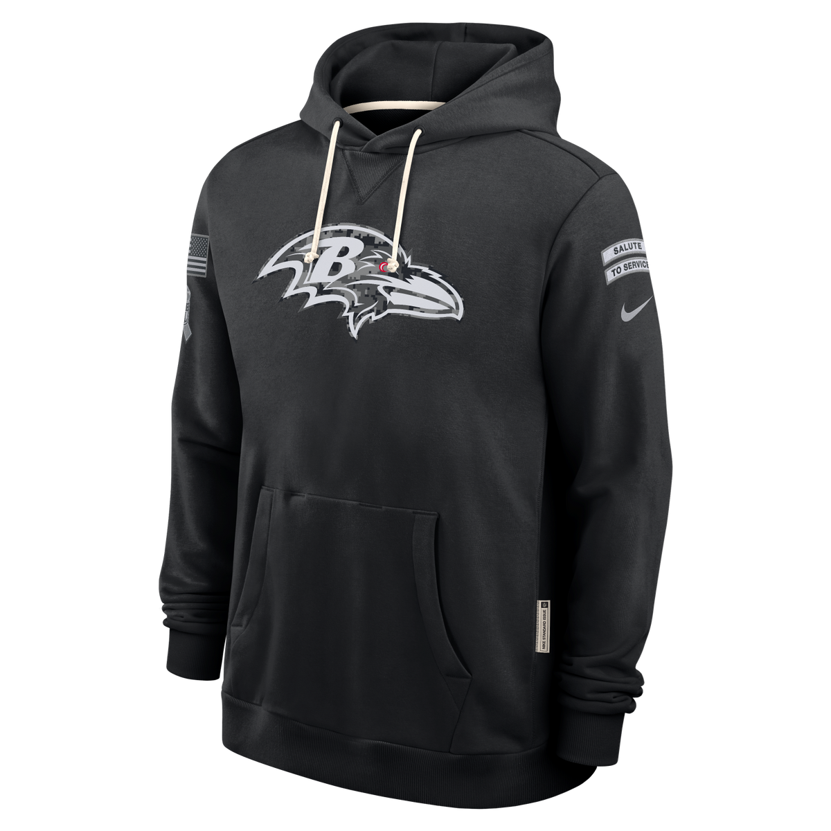 Ravens 2026 Nike Men's Salute to Service Hoodie Pro Football Hall of Fame