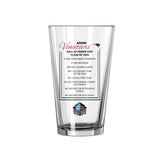 Patriots Adam Vinatieri Pint Glass