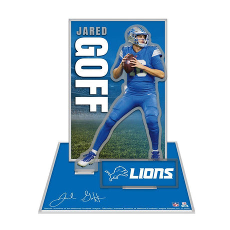 Lions Jared Goff 3D Collector Stand