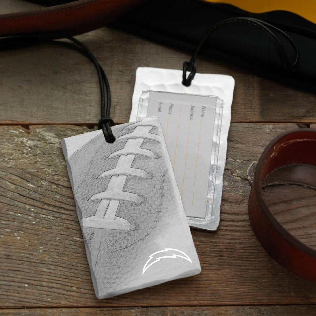Chargers Football Bag Tag Pro Football Hall of Fame