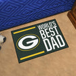 Packers World's Best Dad Starter Mat