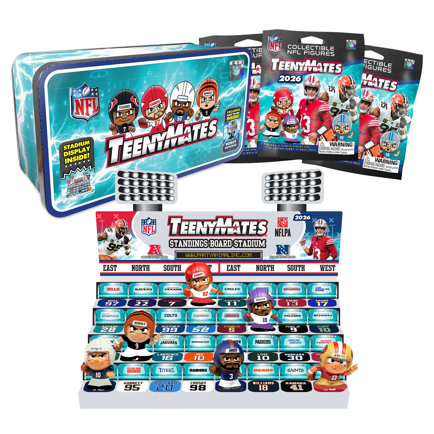 NFL 2026 TeenyMates Collector Tins