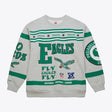 Eagles 2025 Mitchell & Ness Men's Vintage Fleece Crewneck