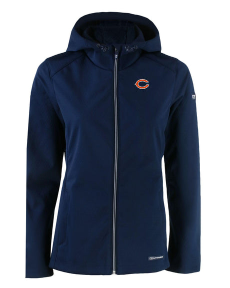 Bears Cutter and Buck Women's Evoke Eco Softshell Full Zip Jacket
