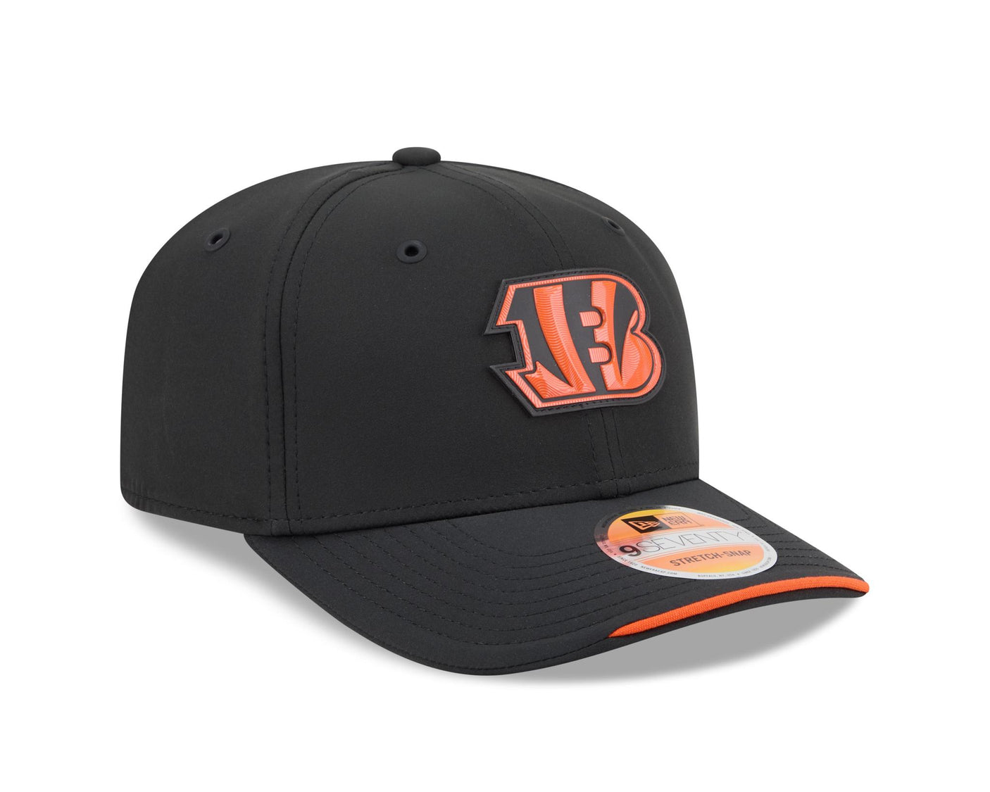 Bengals 2026 New Era Men's 9SEVENTY Stretch Snap Sideline Hat
