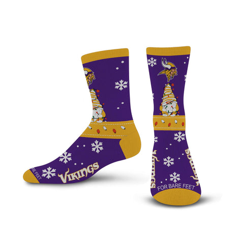 Vikings 2024 Sweater Gnome Socks