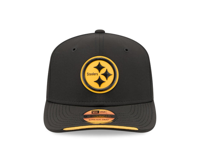 Steelers 2026 New Era Men's 9SEVENTY Stretch Snap Sideline Hat
