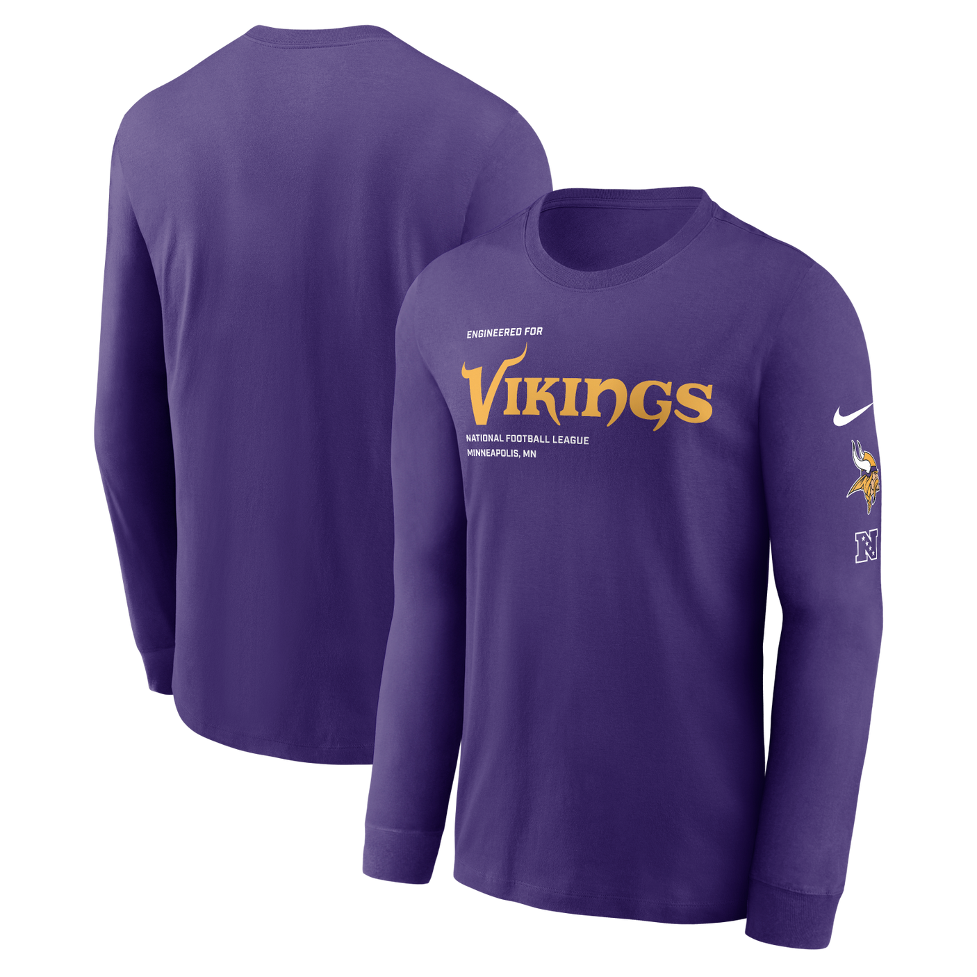 Vikings 2025 Nike Men's Long Sleeve Essential T-Shirt