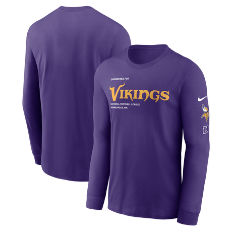 Vikings 2025 Nike Men's Long Sleeve Essential T-Shirt