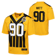 Steelers TJ Watt Youth Nike '33 Throwback Game Jersey