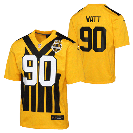 Steelers TJ Watt Youth Nike '33 Throwback Game Jersey