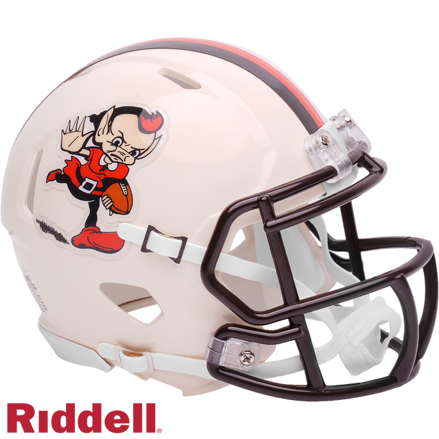 Browns 2026 Retro Mini Speed Helmet
