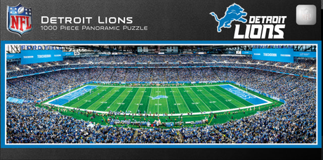 Lions 1000pc Panoramic Puzzle Pro Football Hall of Fame