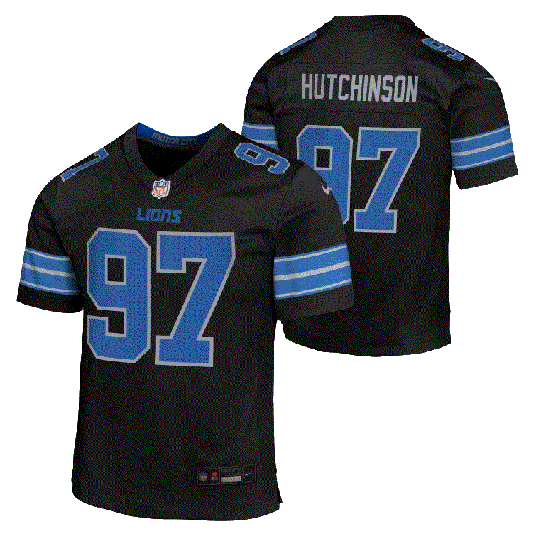 Lions Aidan Hutchinson Youth Nike Alternate Game Jersey