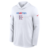 Texans 2026 Nike Men's Rivalries Collection Sideline Dri-FIT Long-Sleeve Hooded Top