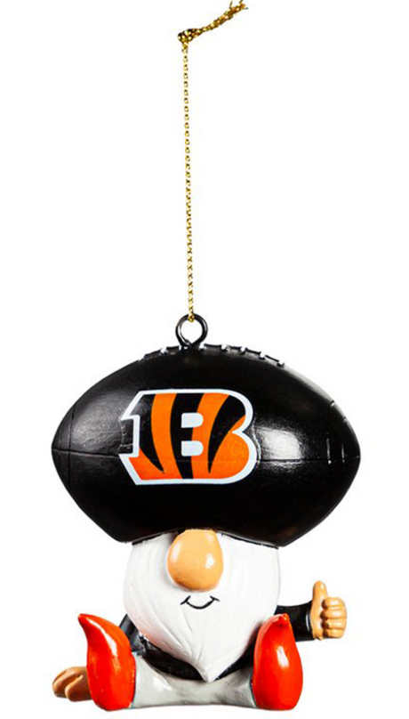 Bengals Football Gnome Tree Ornament