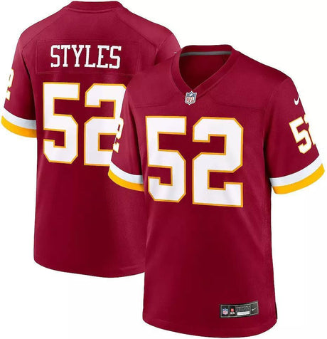 Commanders Sonny Styles Youth Nike Game Jersey Pro Football Hall of Fame