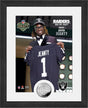 Raiders Ashton Jeanty 2025 NFL Draft Bronze Coin Photo Mint