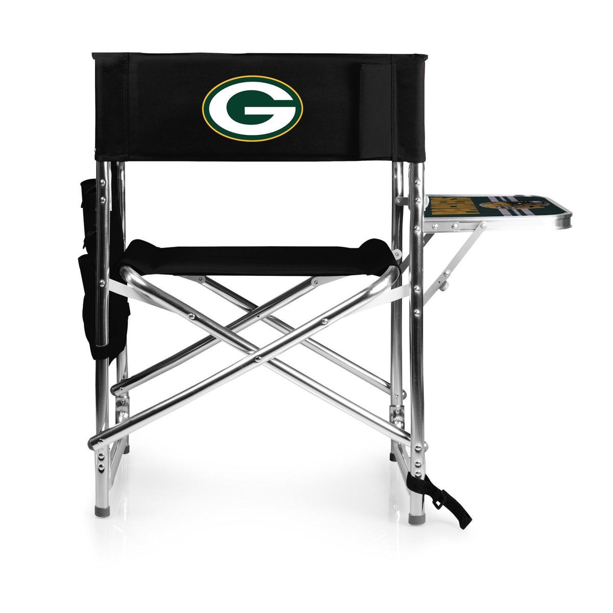 Packers Black Sports Chair