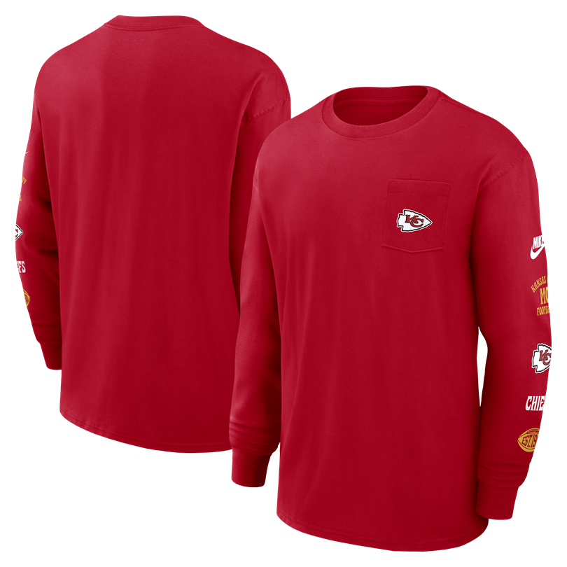 Chiefs Men's Nike Heavy Max Pocket Long Sleeve T-Shirt